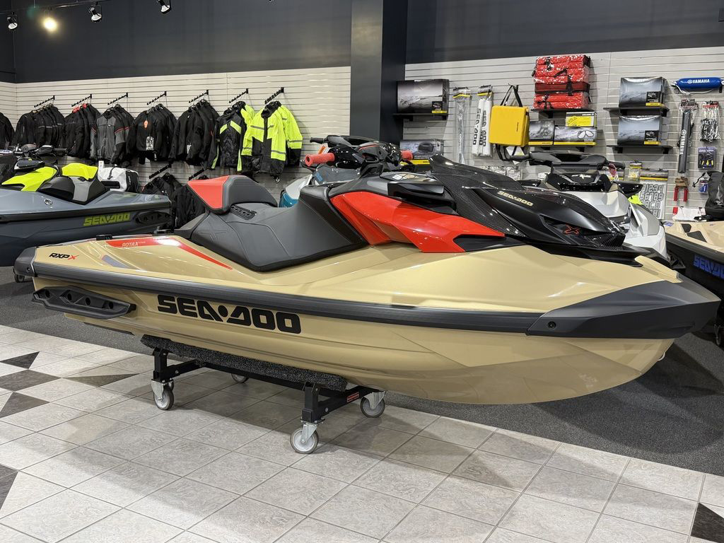 2025 Sea-Doo RXP-X 325 Ibr Metallic Tan / Lava Red Premium X 325 in Myrtle Beach, SC