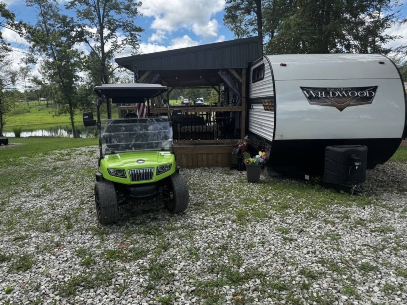 A photo of this 2021 Forest River Wildwood Midwest 36VBDS