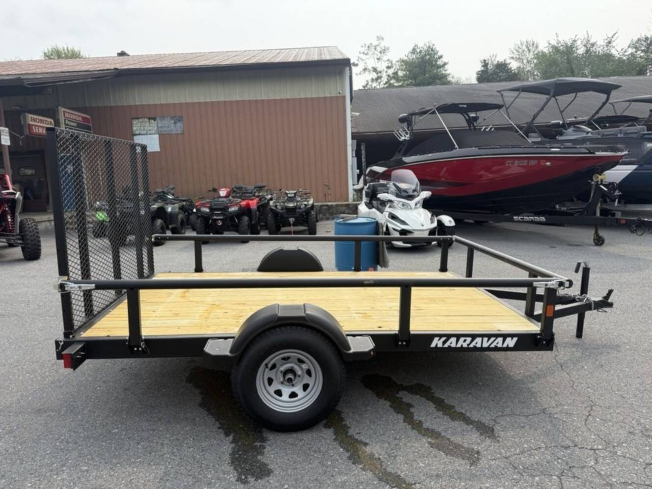 A photo of this 2027 Karavan 6 X 10 Ft. Steel Utility Trailer