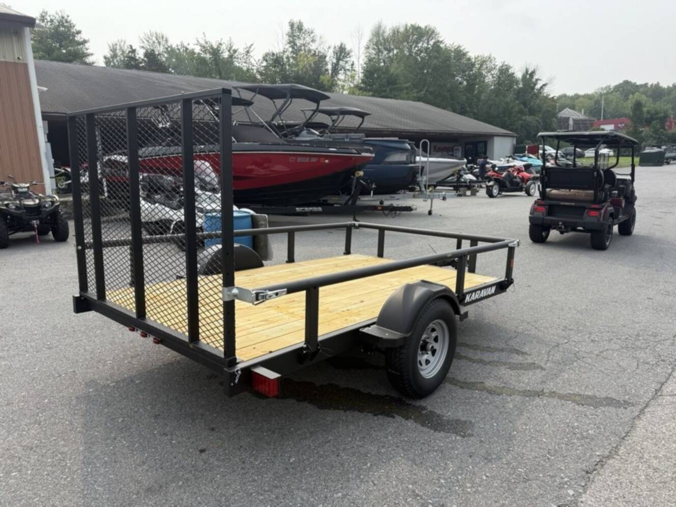 A photo of this 2027 Karavan 6 X 10 Ft. Steel Utility Trailer