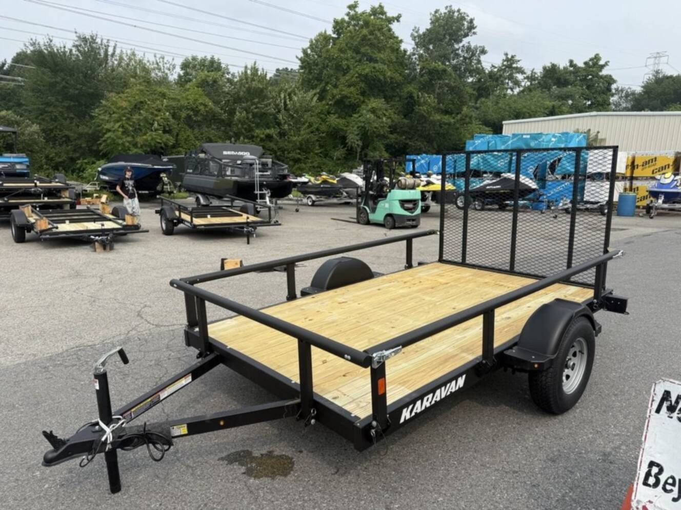 A photo of this 2027 Karavan 6 X 10 Ft. Steel Utility Trailer