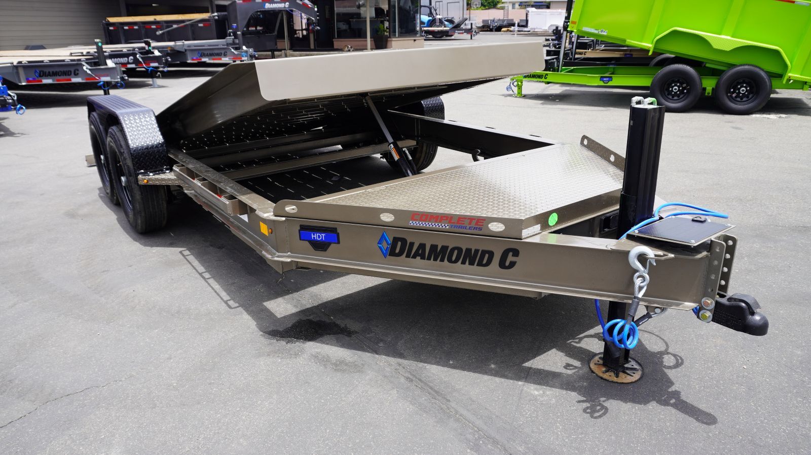 2026 DIAMOND C HDT 207 16x82 14.9K FULL TILTING EQUIPMENT TRAILER in Oceanside, CA