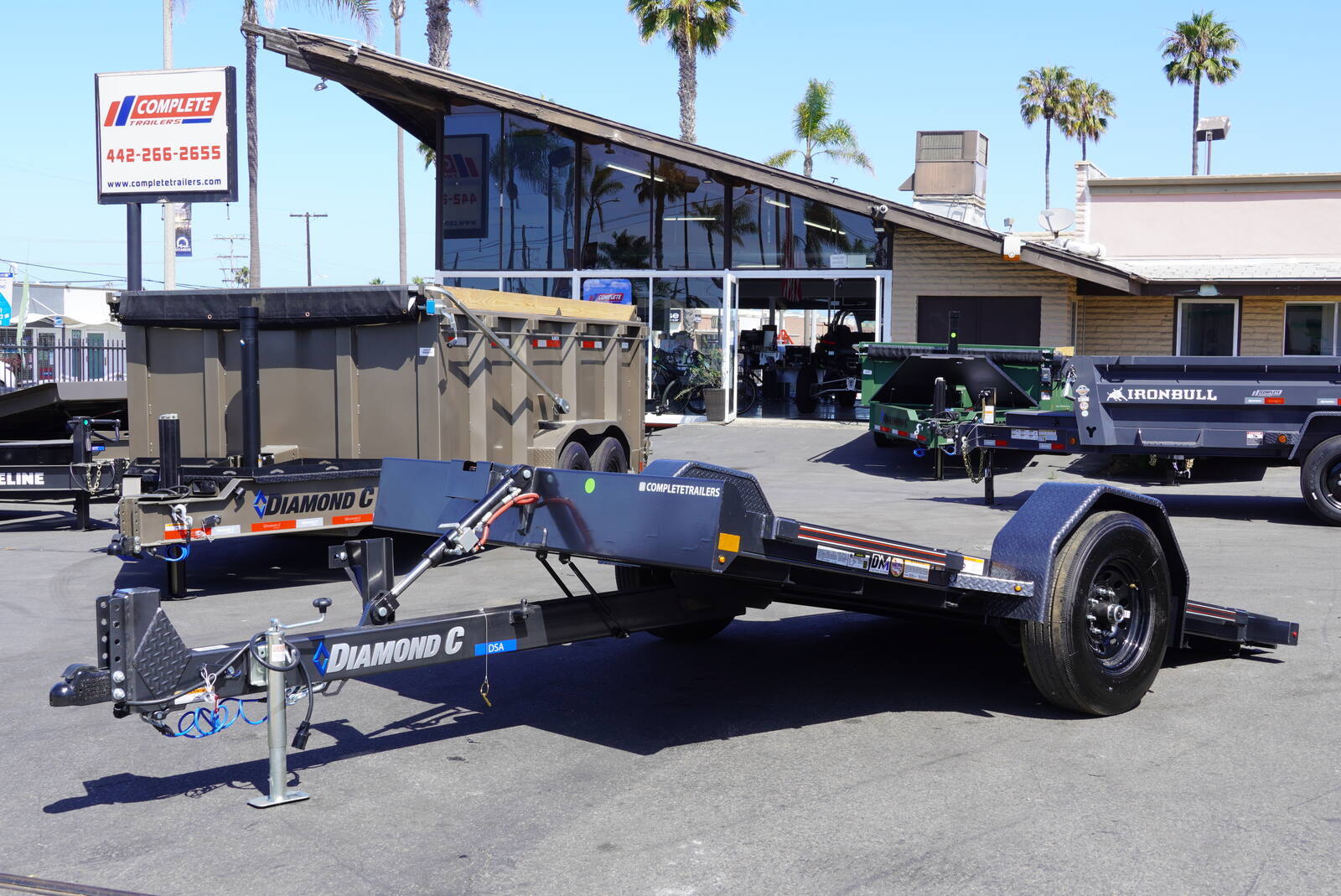 2026 Diamond C DSA 12'X77" 7K GVWR SCISSOR LIFT TILT TRAILER in Oceanside, CA