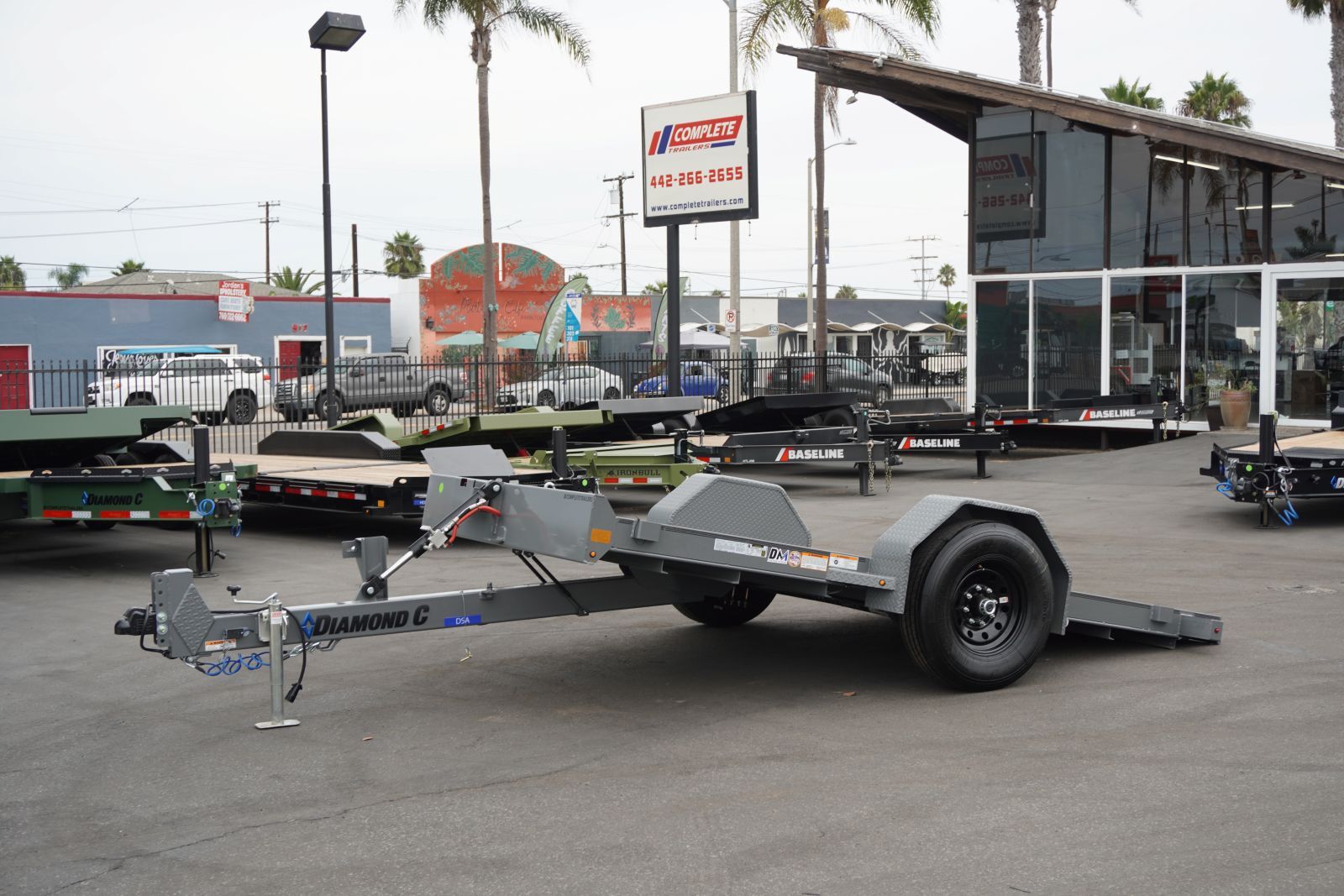 2026 Diamond C DSA 12'X77" 7K GVWR SCISSOR LIFT TILT TRAILER in Oceanside, CA