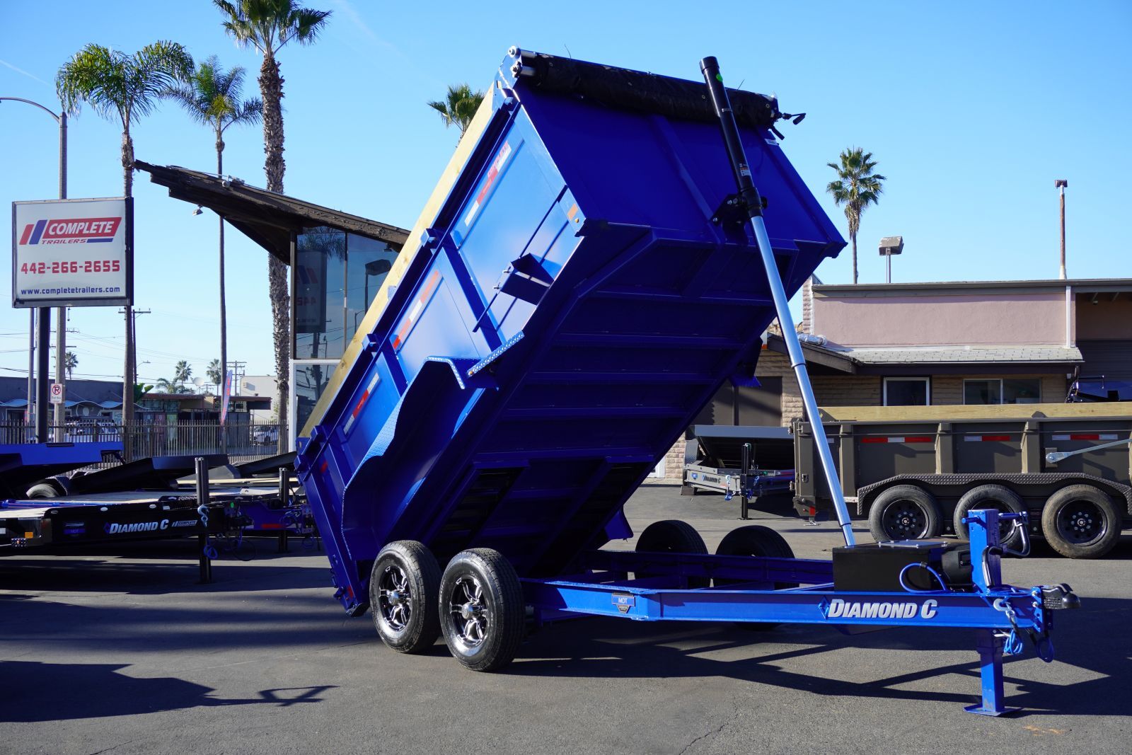 2026 Diamond C MDT 206 12x77 10K GVWR TELESCOPIC JUNK REMOVAL DUMP TRA in Oceanside, CA