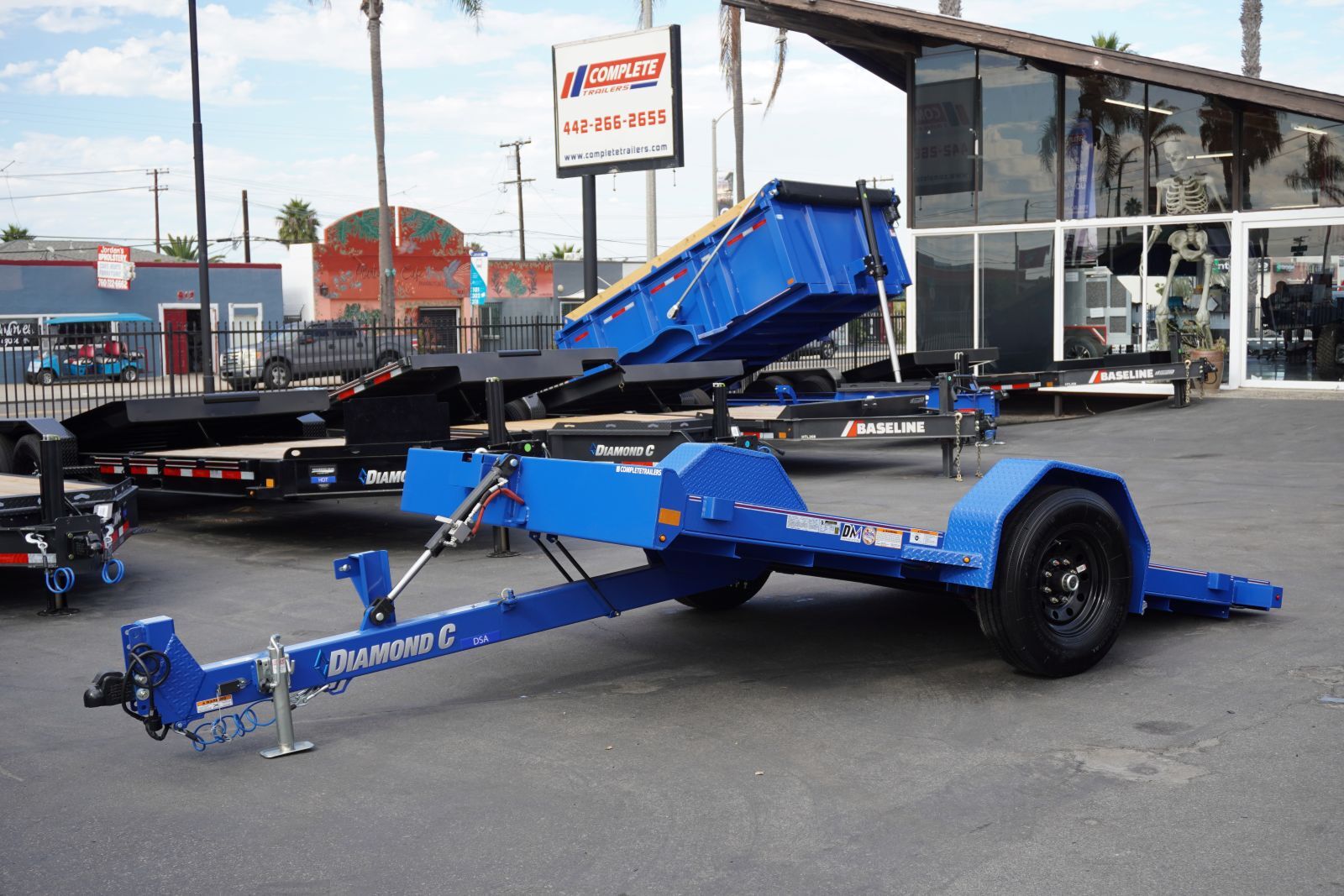 2026 Diamond C DSA 12'x77'' 7K GVWR SCISSOR LIFT TILT TRAILER in Oceanside, CA