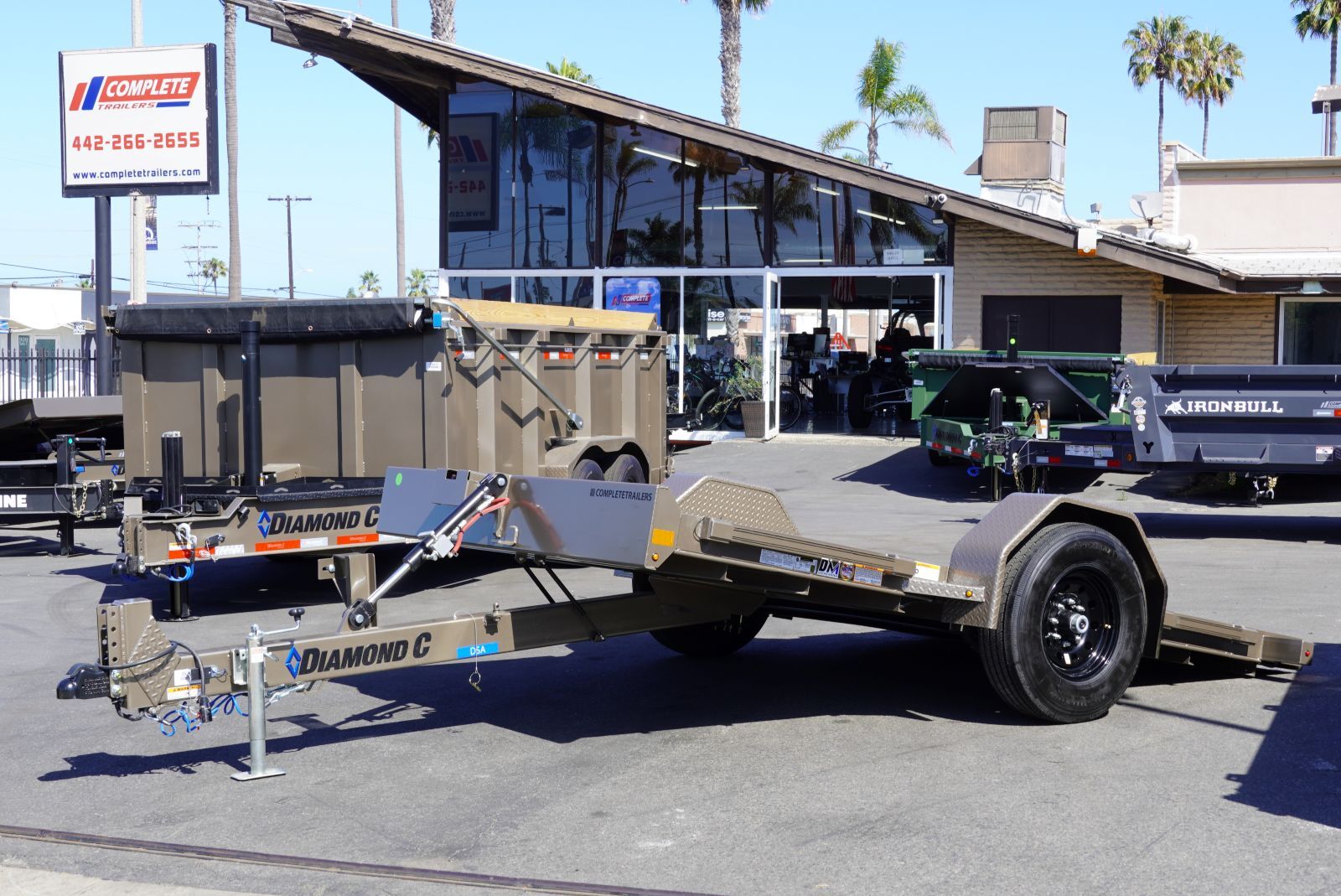2026 Diamond C DSA 12'X77" 7K GVWR SCISSOR LIFT TILT TRAILER in Oceanside, CA