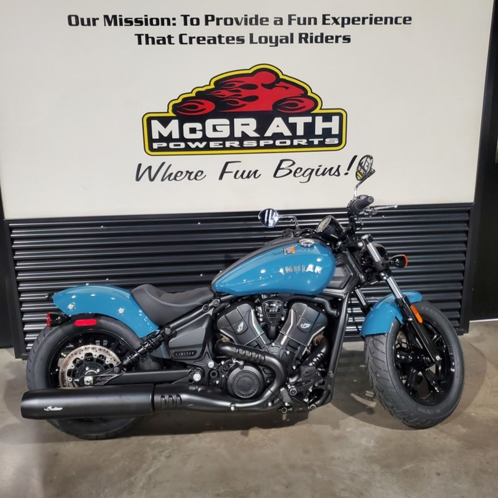 2026 Indian Motorcycle® Scout® Sixty Bobber Limited Storm Blue LIMITED in Cedar Rapids, IA