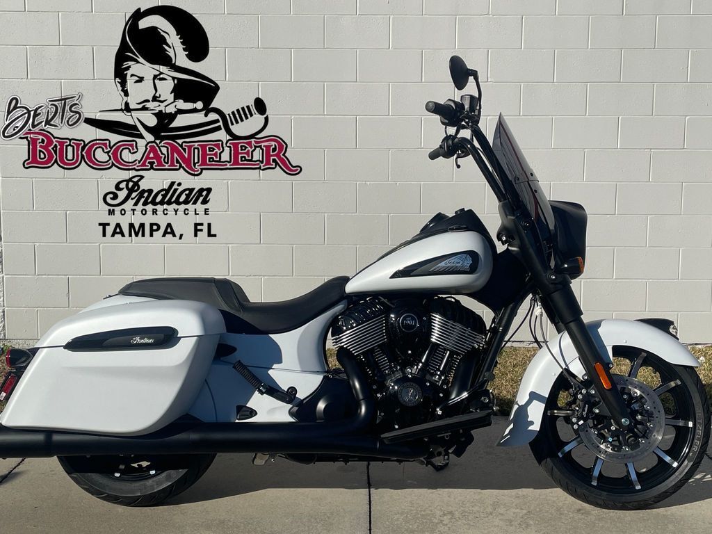 2026 Indian Motorcycle® SPRINGFIELD DH, GHOST WHITE MTLLC SMK, 49ST Dark Horse DARK HORSE in Tampa, FL