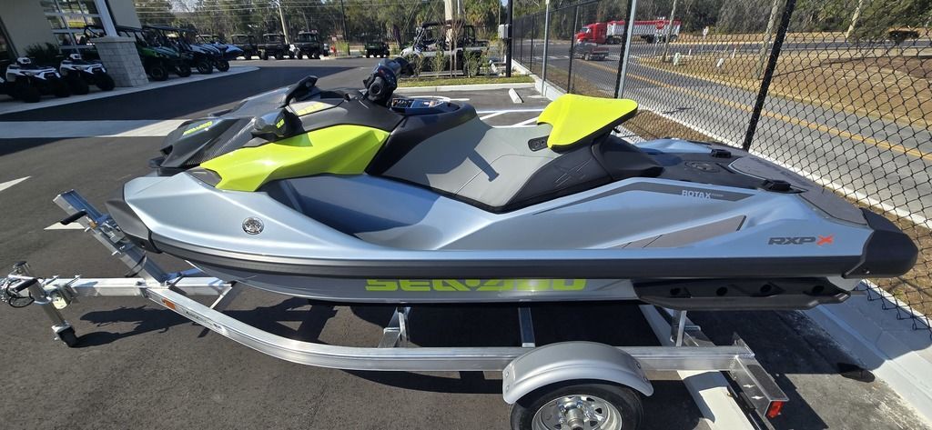 2026 Sea-Doo RXP-X 325 iBR Ice Metal / Manta Green X 325 in Homosassa, FL
