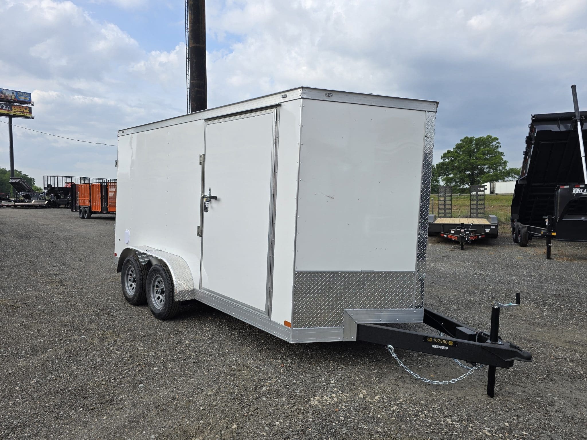 2026 Covered Wagon Trailers 7x14 TA 7K Enclosed Trailer With Ramp Door in Byron, GA