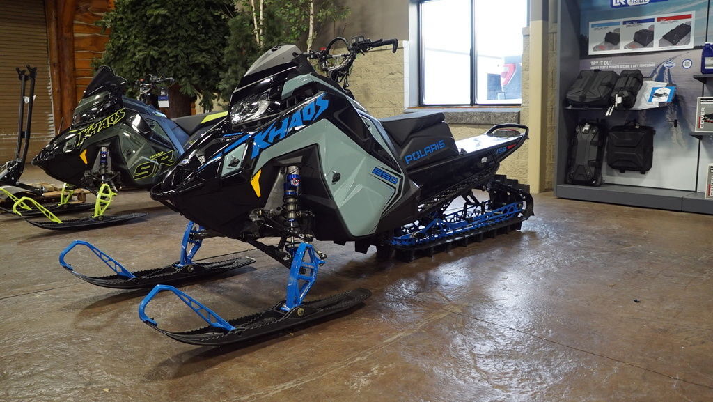 2026 Polaris® 850 RMK Khaos 155 Hemlock Blue / Black / Velocity Blue 850 155 in watkins MN