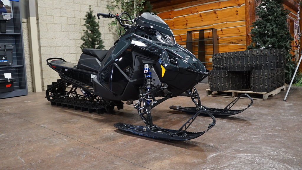2026 Polaris® 850 RMK Khaos 155 Gloss Black / Blue Dusk 850 155 in watkins MN
