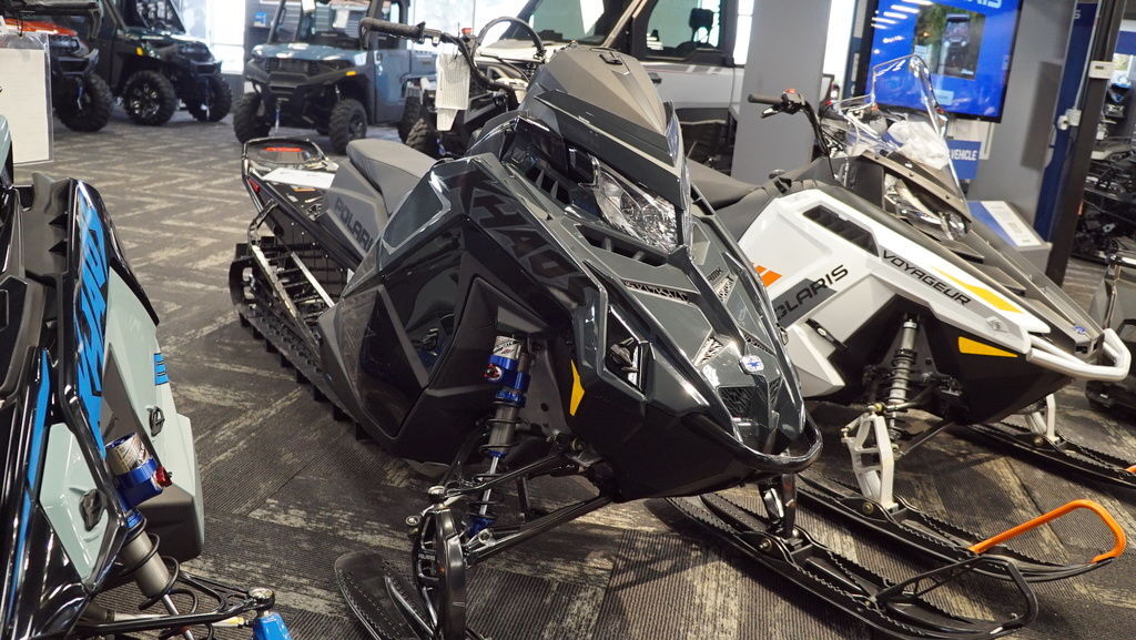 2026 Polaris® Patriot 9R RMK Khaos 155 Gloss Black / Blue Dusk in watkins MN