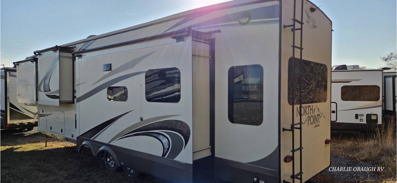 A photo of this 2020 Jayco North Point 381DLQS