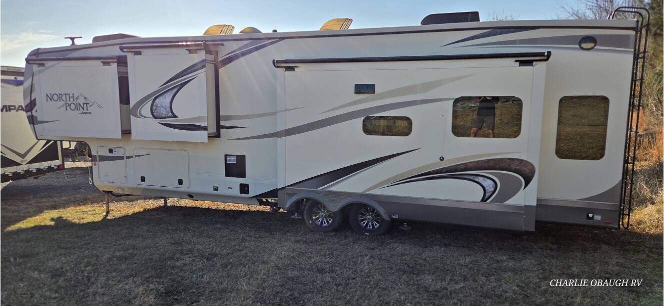 A photo of this 2020 Jayco North Point 381DLQS