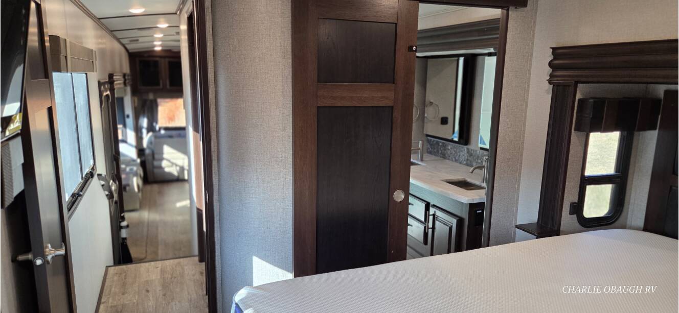 A photo of this 2020 Jayco North Point 381DLQS