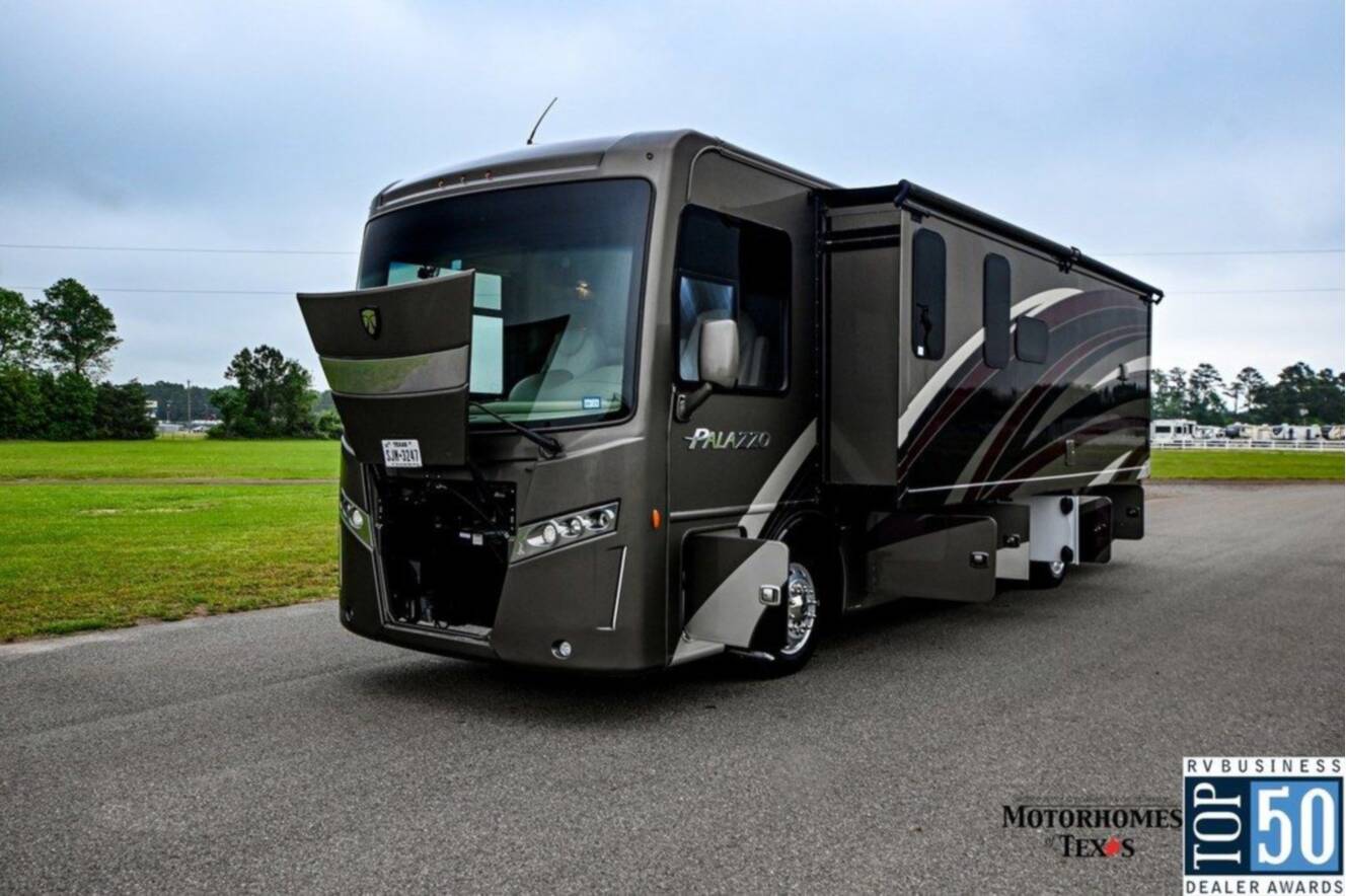 A photo of this 2019 Thor Motor Coach Palazzo 33.2