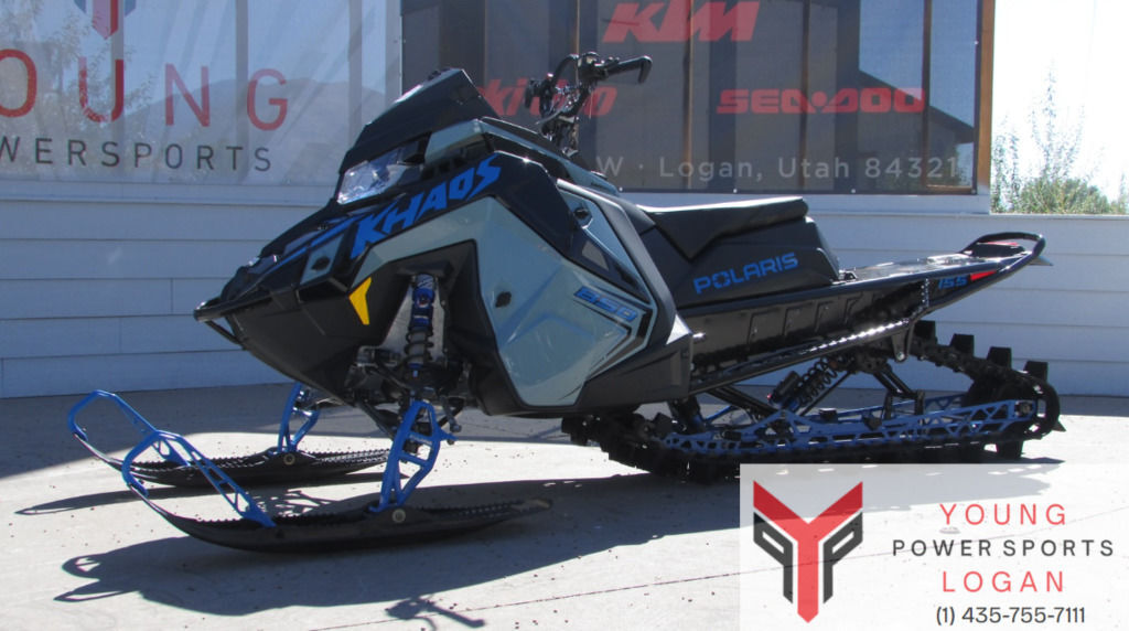 2026 Polaris® 850 RMK Khaos 155 Hemlock Blue / Black / Velocity Blue 850 155 in logan UT