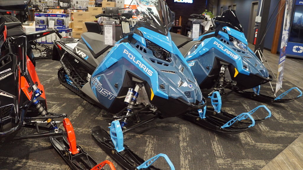 2024 Polaris® Patriot Boost Indy VR1 137 Zenith Blue in watkins MN