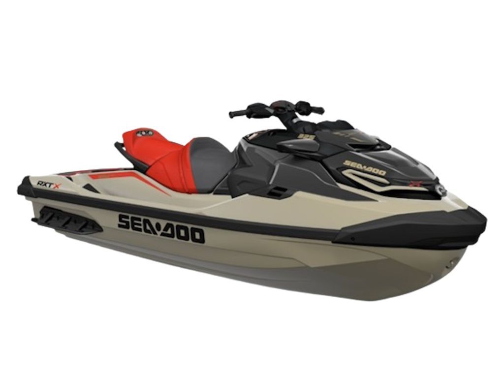 2025 Sea-Doo RXT-X 325 Metallic Tan / Lava Red Premium X 325 in Johnstown, PA