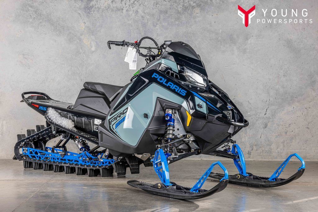 2026 Polaris® Patriot Boost PRO RMK 155 Gloss Black / Blue Dusk in logan UT