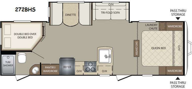 2014 Keystone Rv Bullet 272BHS RV