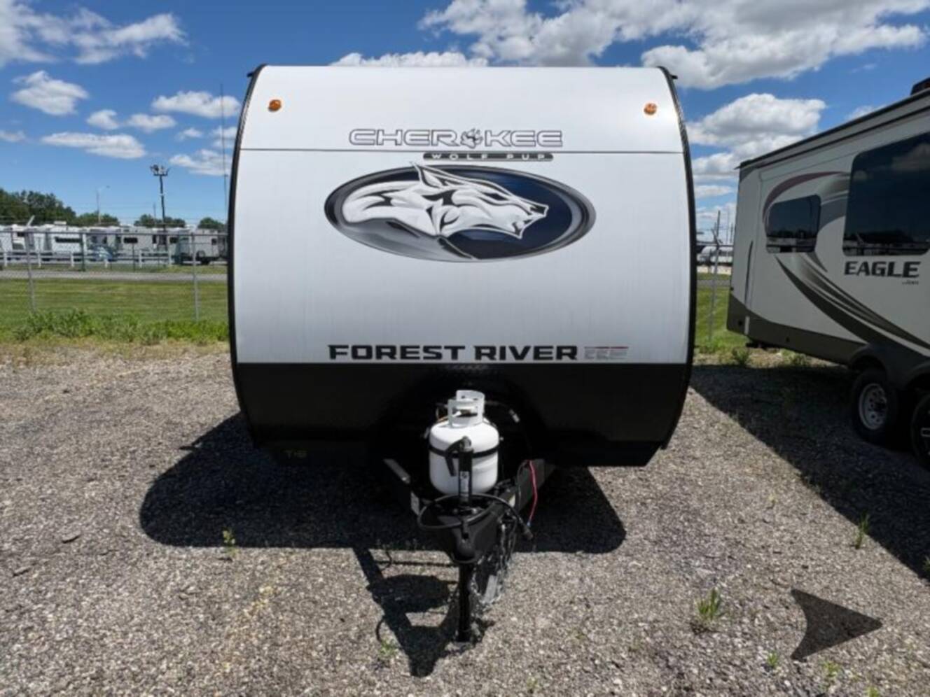 A photo of this 2026 Forest River Rv Cherokee Wolf Pup 16LP