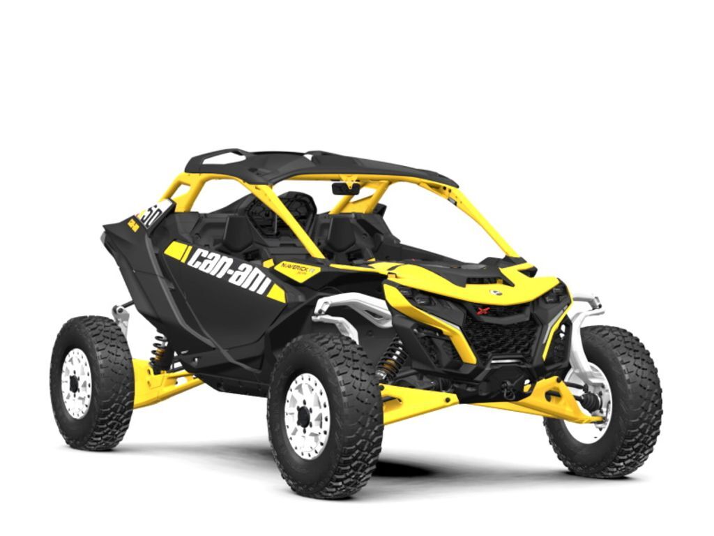 2024 Can-Am Maverick R X RS with Smart-Shox Carbon Black & Neo Yell in clarksville TN