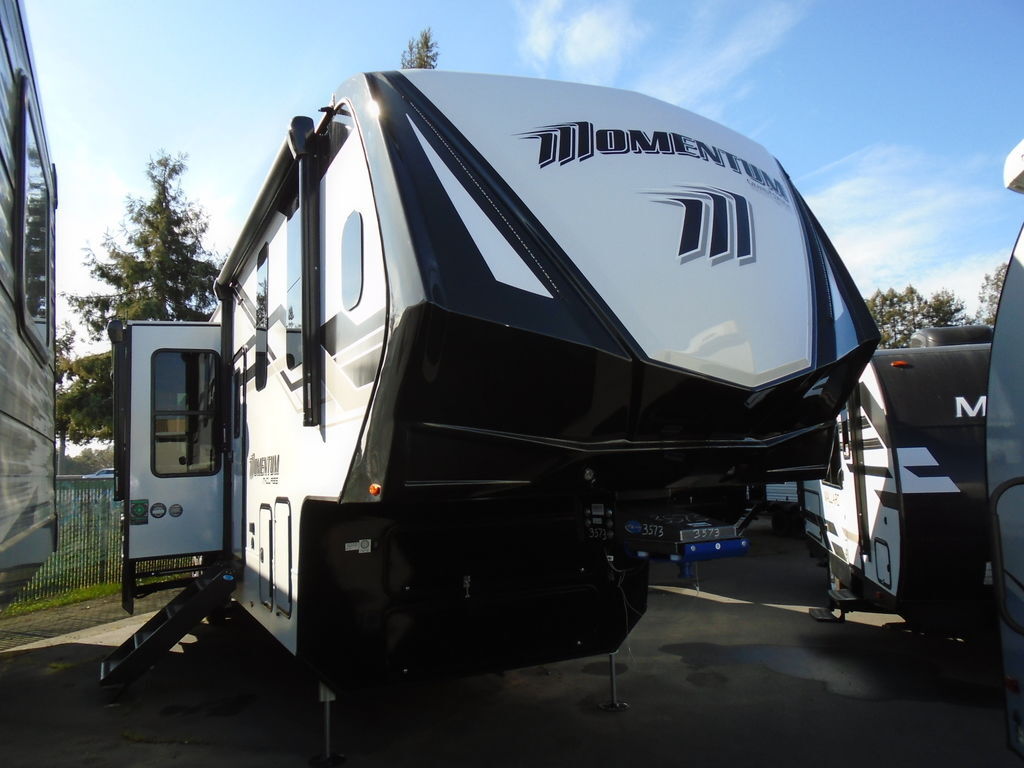2025 Grand Design Momentum M-Class 395MS Fifth Wheel Toy Hauler RV