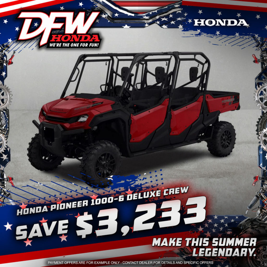 2025 Honda® Pioneer 1000-6 Deluxe Crew in grapevine TX