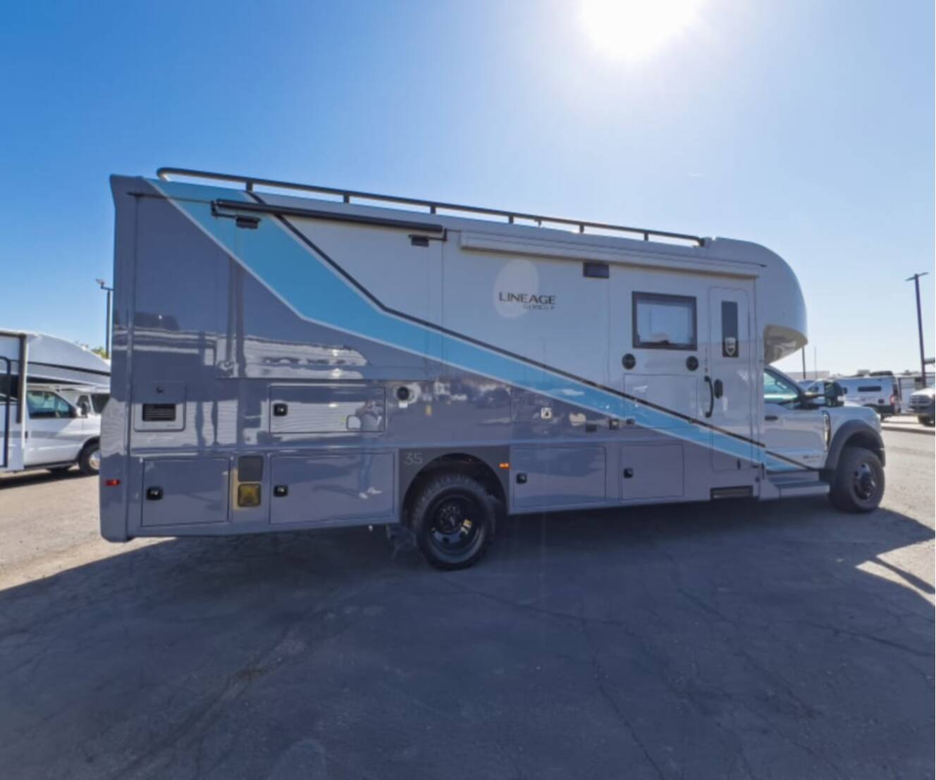 A photo of this 2026 Grand Design LINEAGE SERIES F 31ZW5-FBP