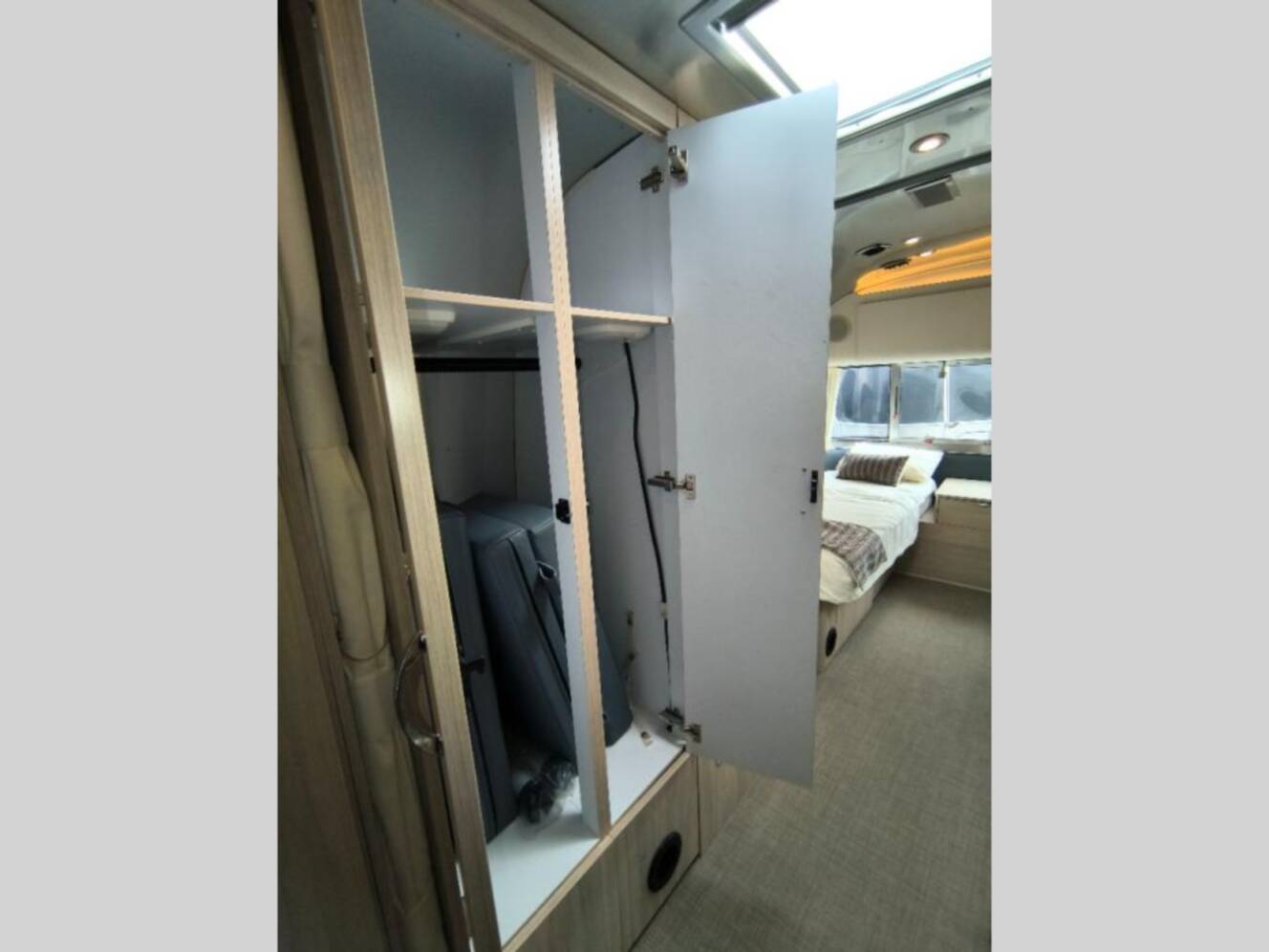 A photo of this 2021 Airstream Globetrotter 30RB Twin