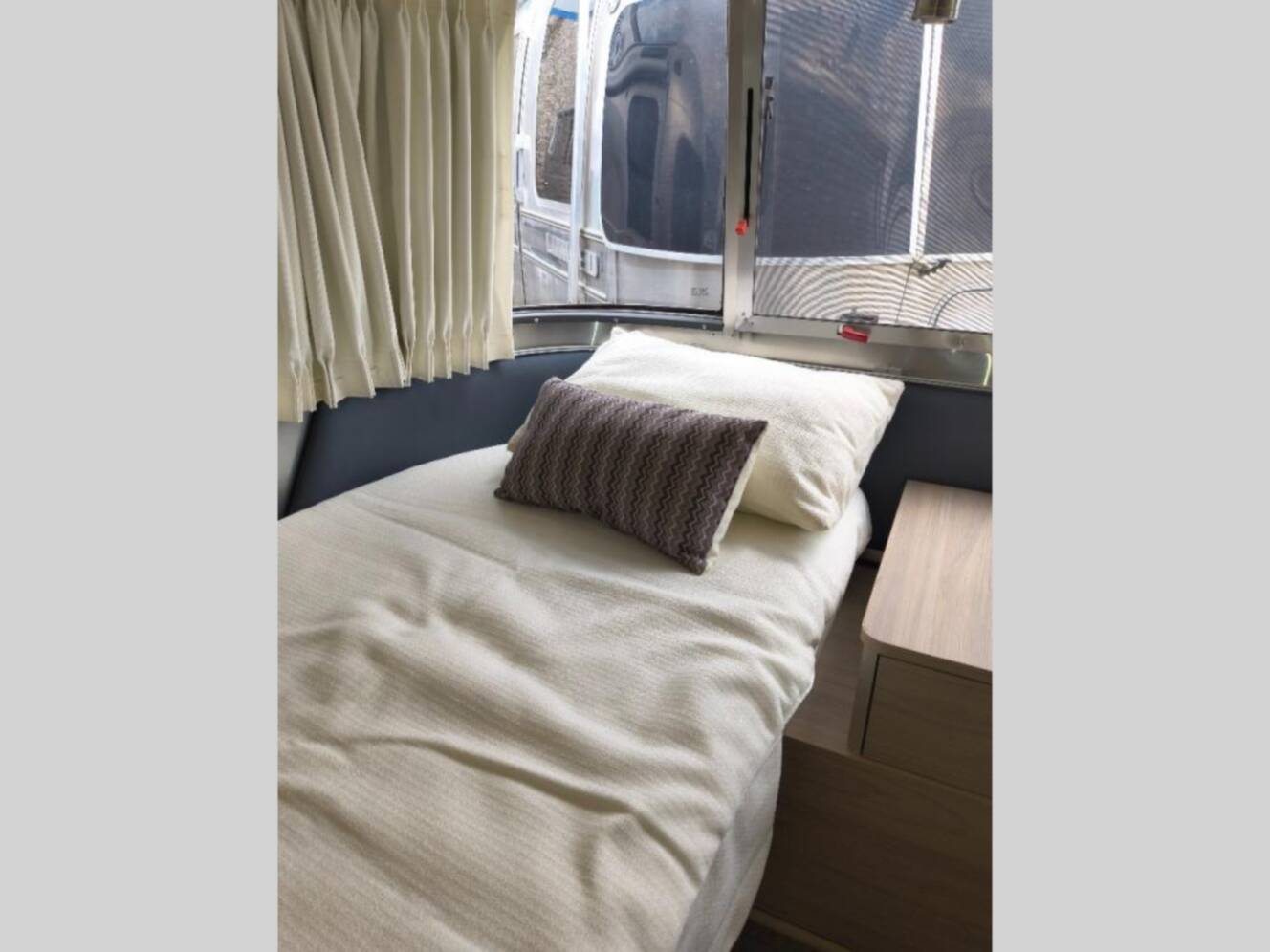 A photo of this 2021 Airstream Globetrotter 30RB Twin