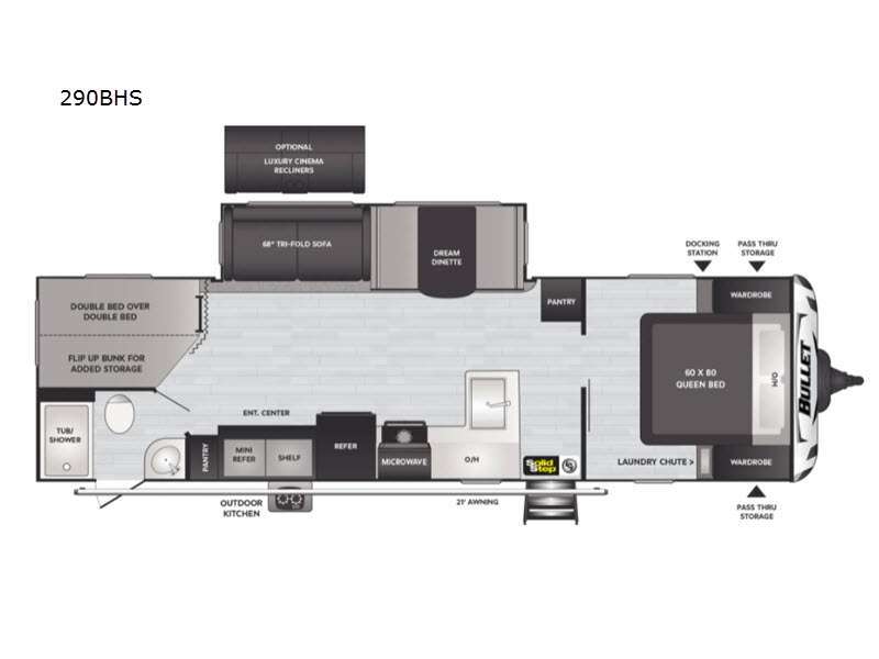2021 Keystone Rv Bullet 290BHS RV