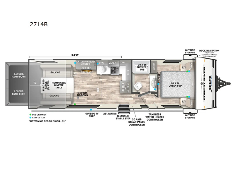 2026 Forest River Rv XLR Boost 2714B in lexington NC
