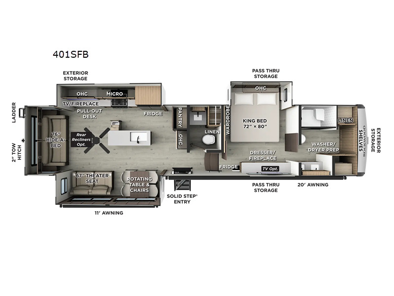 2026 Forest River Rv Rockwood Signature 401SFB in hot springs AR