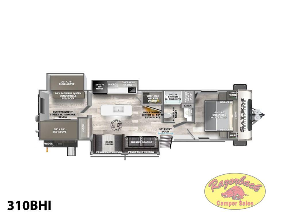 2026 Forest River Rv Salem Hemisphere 310BHI in hot springs AR
