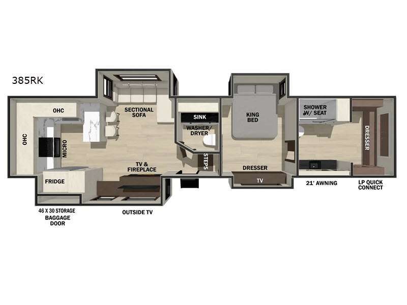 2026 Forest River Rv Cedar Creek 385RK in hot springs AR