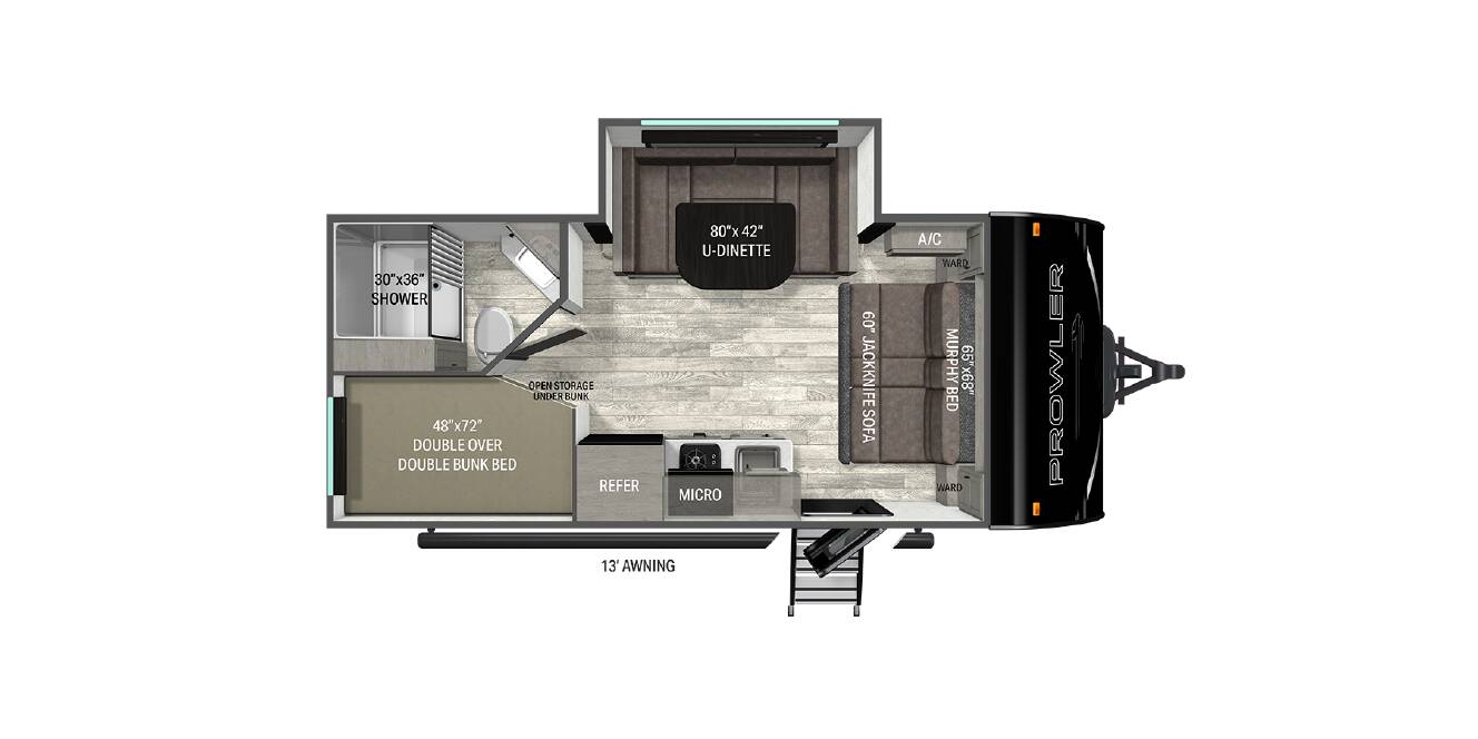 A photo of this 2027 Heartland Prowler 1802MBS
