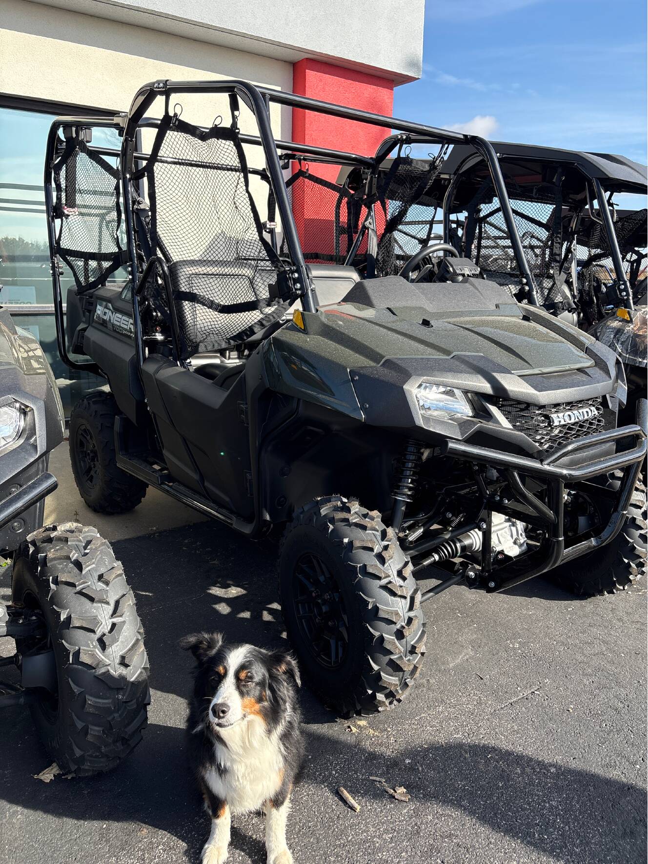 A photo of this 2026 Honda PIONEER 700-4 DELUXE Deluxe