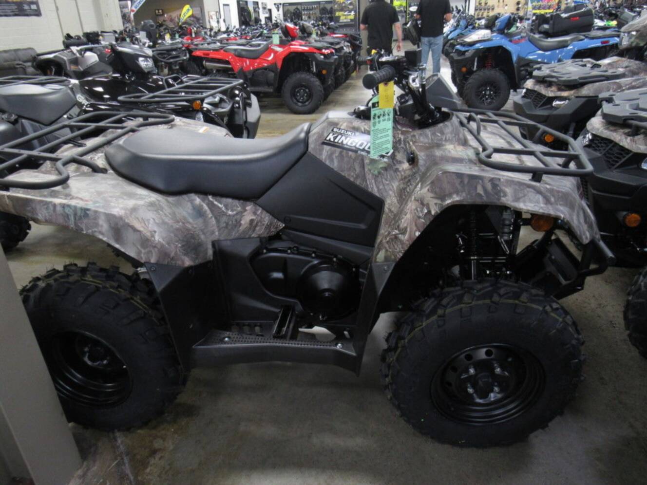 A photo of this 2025 Suzuki KingQuad 400ASi Camo