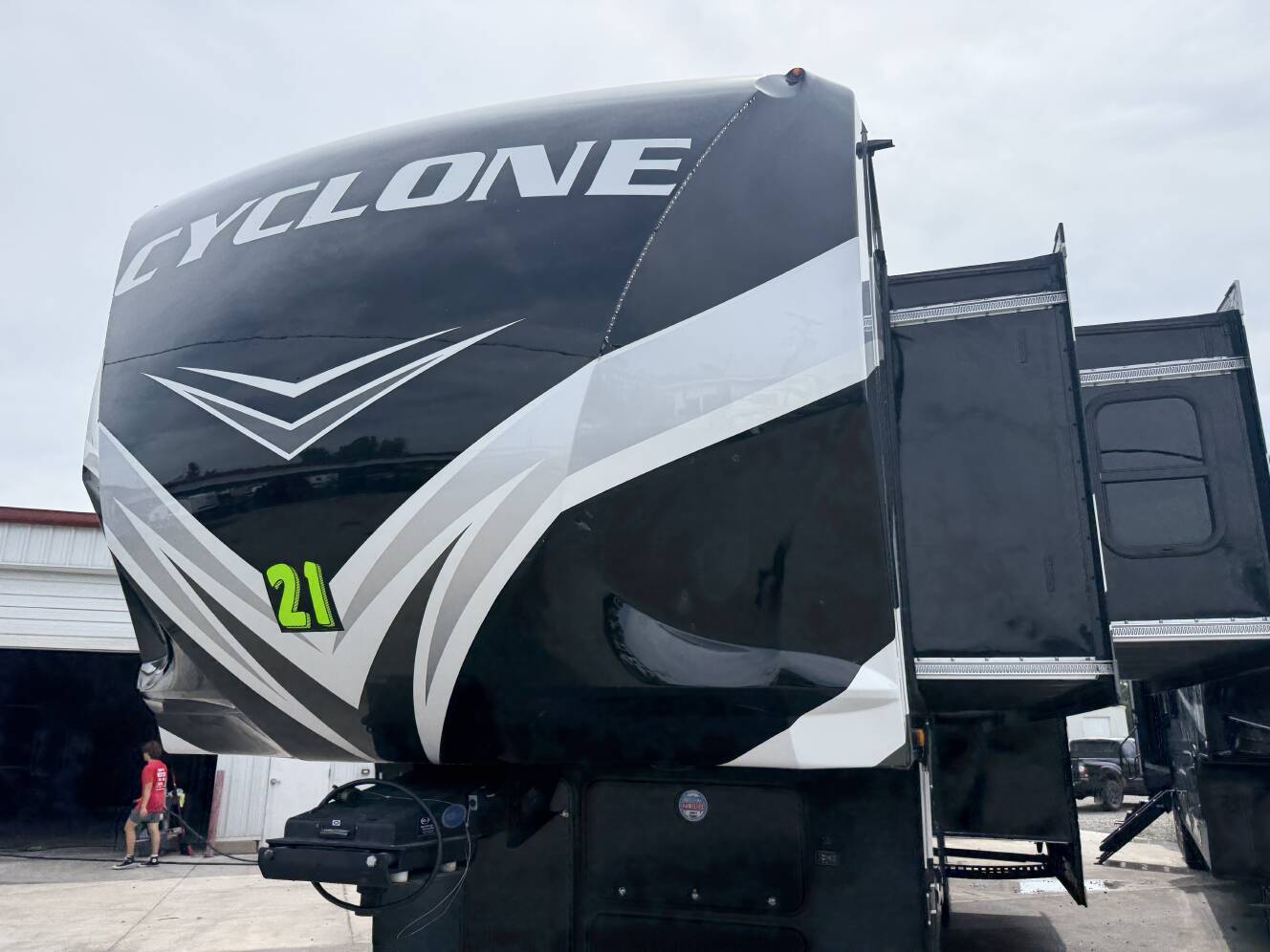 A photo of this 2021 Heartland CYCLONE 4007