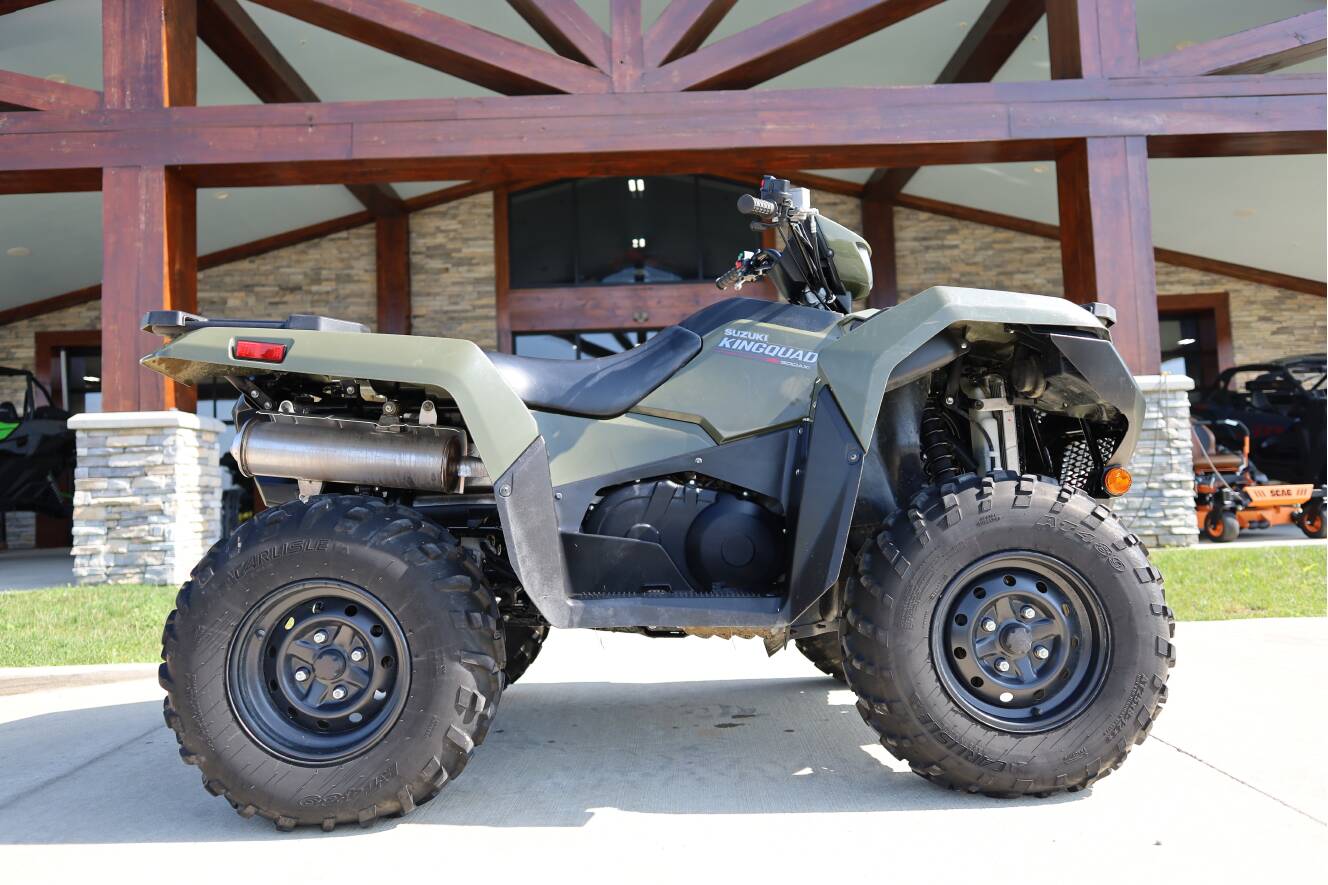 A photo of this 2023 Suzuki KingQuad 500AXi Power Steering