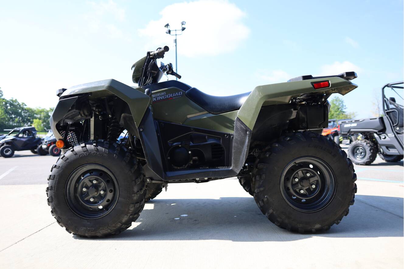A photo of this 2023 Suzuki KingQuad 500AXi Power Steering
