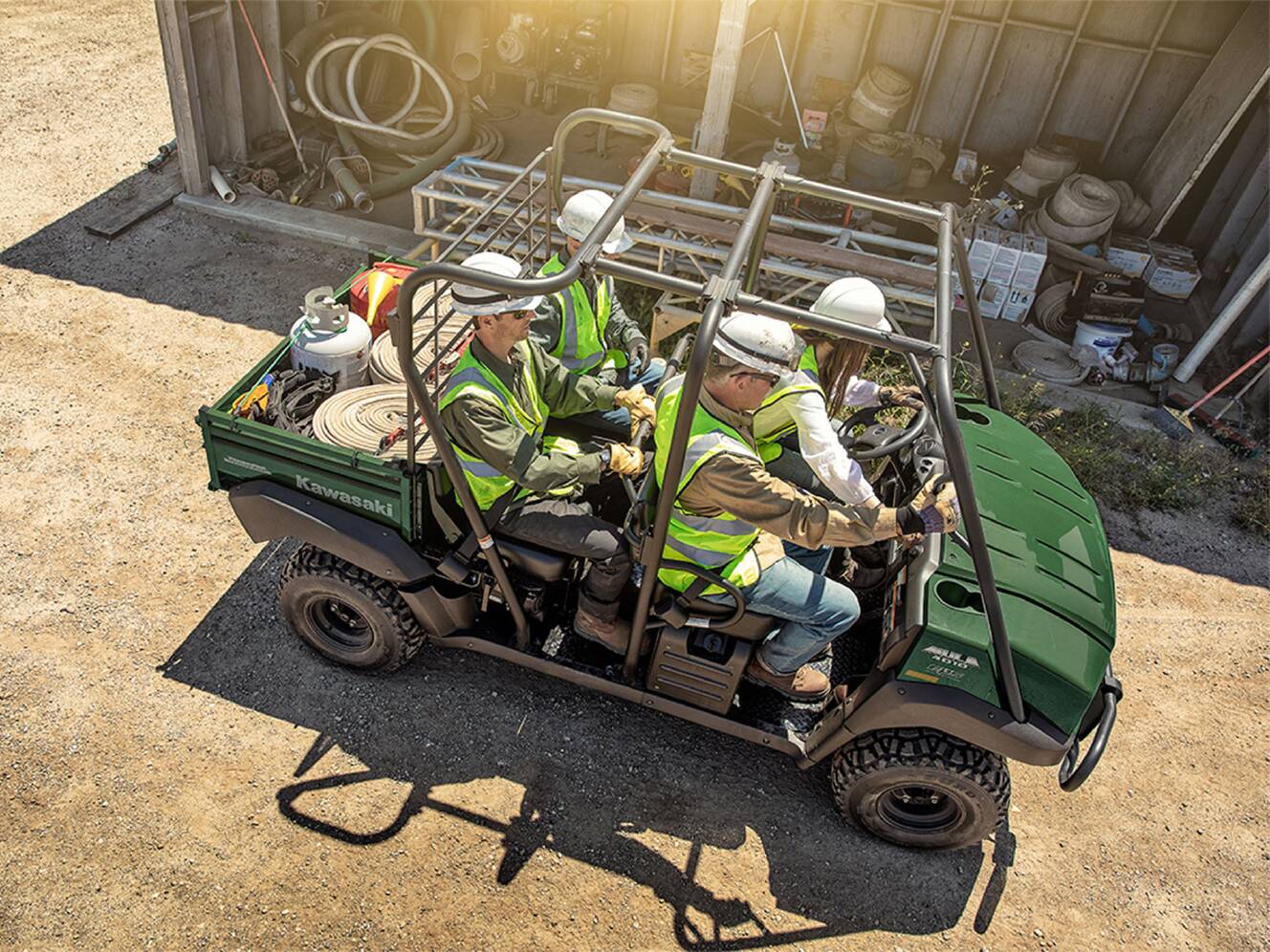 A photo of this 2026 Kawasaki MULE™ 4010 Trans4x4 HUGE PRICE CUT * 3YR WARRANTY SAVE!