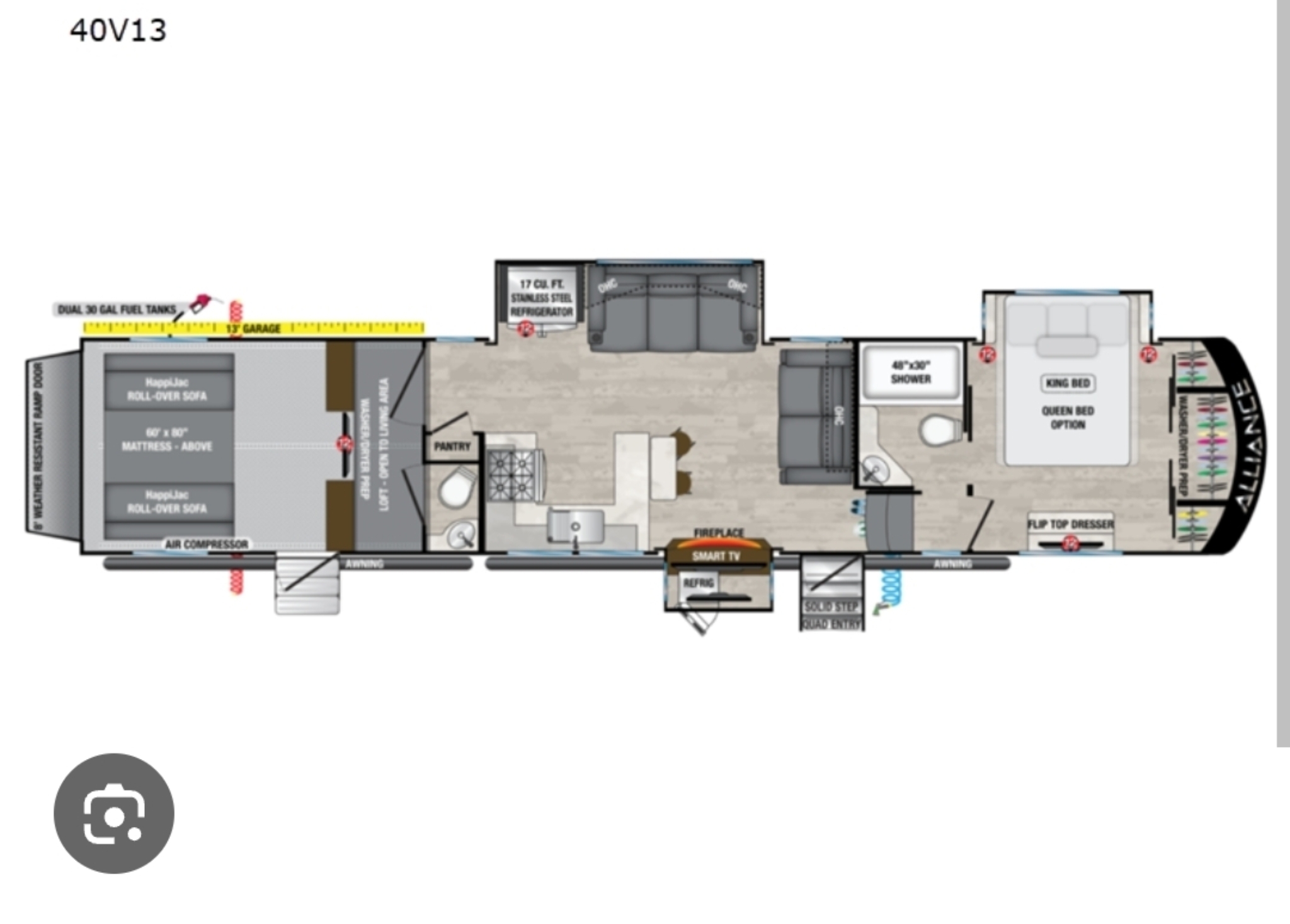 2022 Alliance Rv VALOR 40V13 in mentor OH