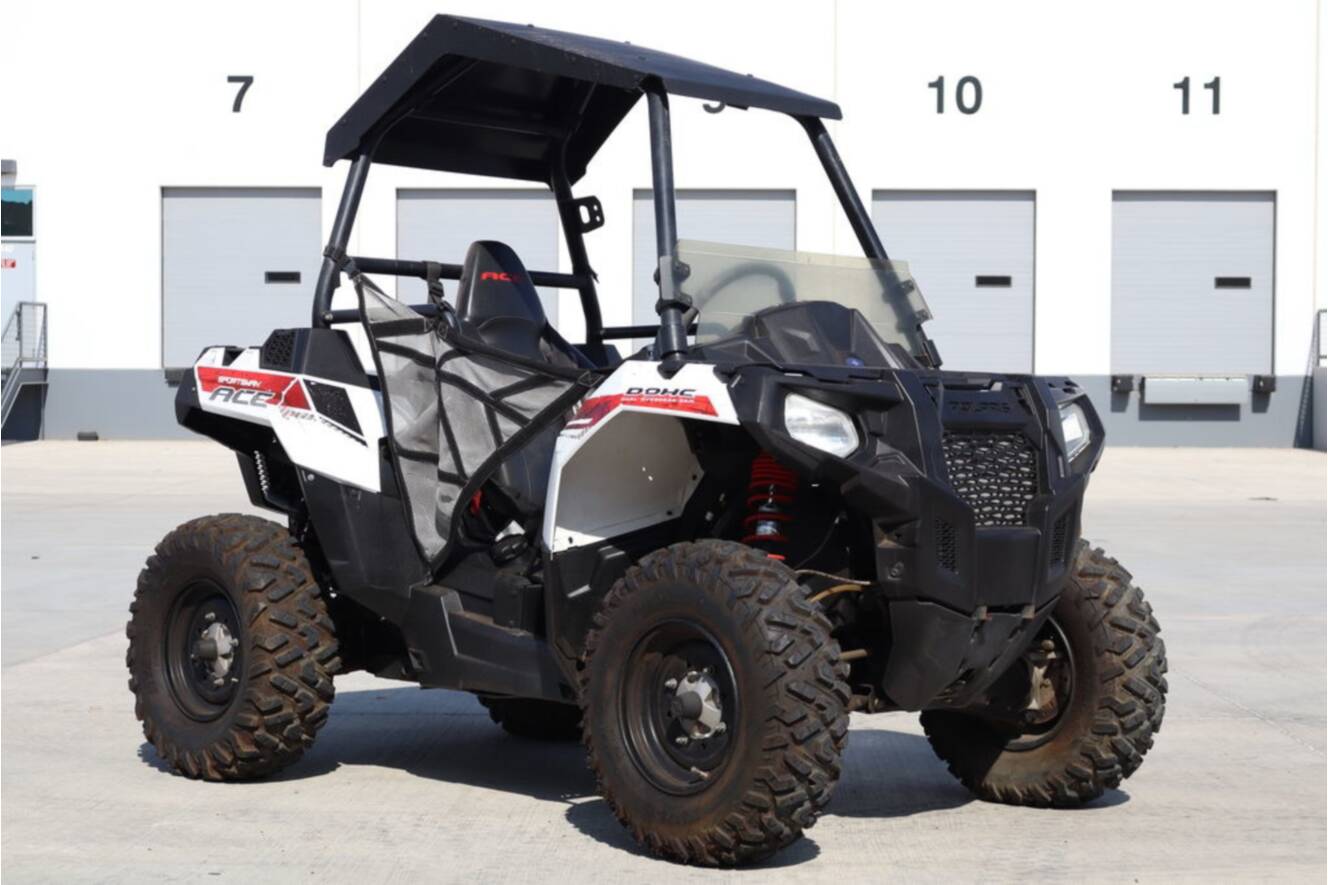 A photo of this 2014 Polaris Sportsman ACE White Lightning
