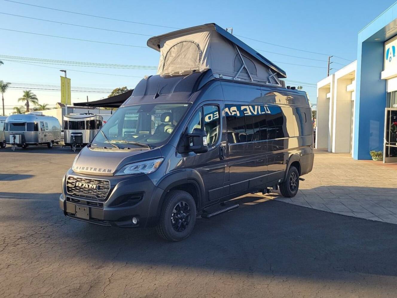 A photo of this 2026 Airstream Rangeline 21 Pop Top