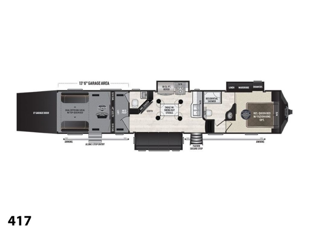 2018 Keystone Rv FUZION Fuzion 417 in moses lake WA